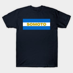 Somoto City in Nicaraguan Flag Colors T-Shirt